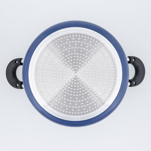 ＜ベストコ＞極深　IHキャセロール24cm　ブルー