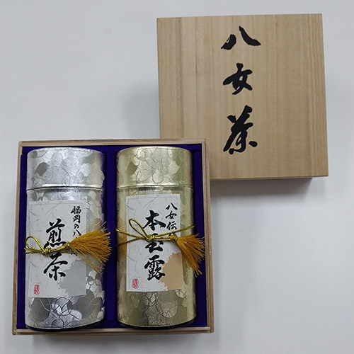 福岡の八女茶玉露・煎茶詰め合わせギフト