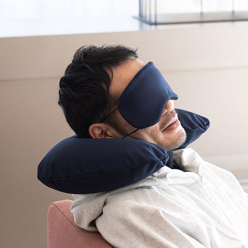 ＜ANA FINDS＞Traveler　ネックピロー＆アイマスクセット