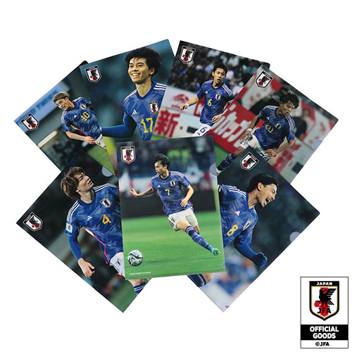 【アンコール販売】サッカー日本代表オフィシャルライセンスグッズ　「クリアファイル」（7枚組）