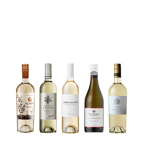 【送料当社負担】初夏を彩る夏野菜に合わせたい！辛口白ワインぶどう品種「ソーヴィニヨン・ブラン」飲み比べ5本セット