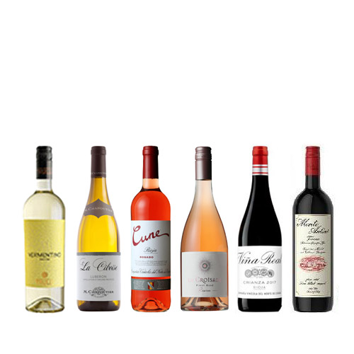 【送料当社負担】トマト料理とペアリング イタリア、スペイン、フランス銘醸3か国の赤・白・ロゼバラエティ6本セット