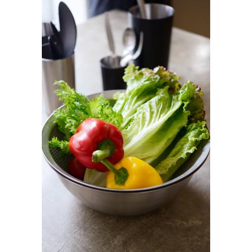 ＜ラバーゼ＞ステンレスざる(中)21cm