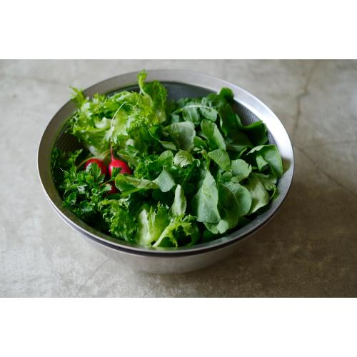 ＜ラバーゼ＞ステンレスざる(中)21cm