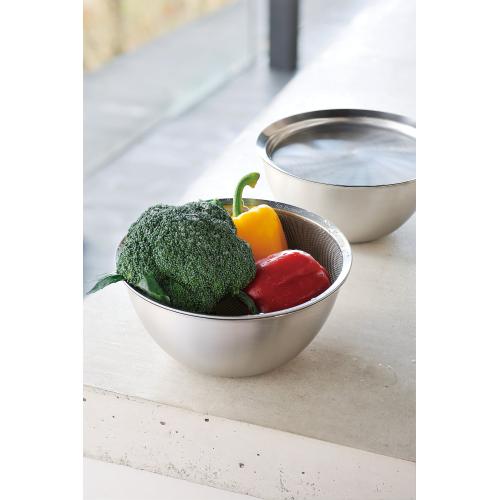 ＜ラバーゼ＞ステンレスざる(中)21cm