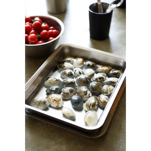 ＜ラバーゼ＞ステンレス角バット21cm