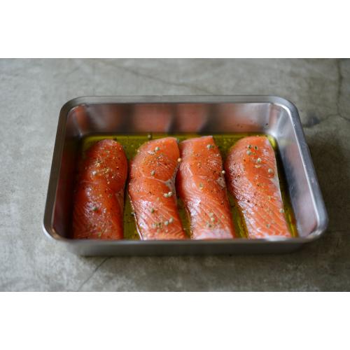 ＜ラバーゼ＞ステンレス角バット21cm