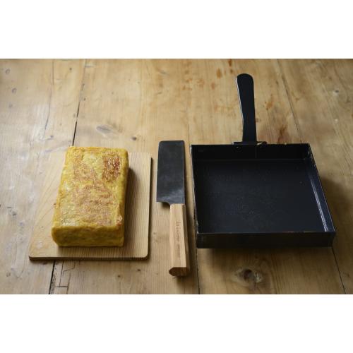 ＜ラバーゼ＞鉄玉子焼き器18×18cm