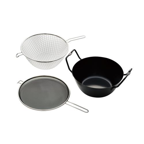 ＜ラバーゼ＞鉄揚げ鍋22cmセット