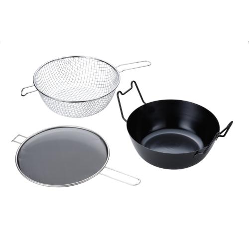 ＜ラバーゼ＞鉄揚げ鍋28cmセット