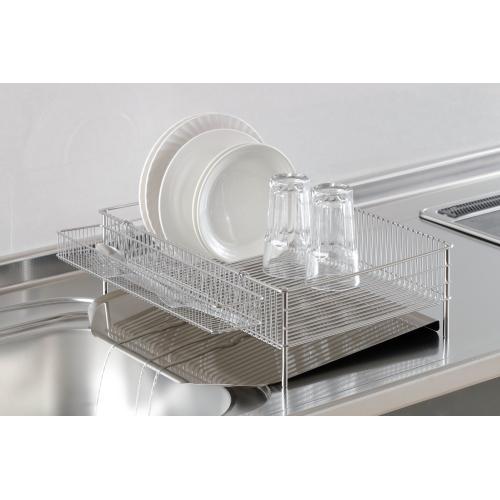 ＜ラバーゼ＞水切りかご大(縦置タイプ)3点セット