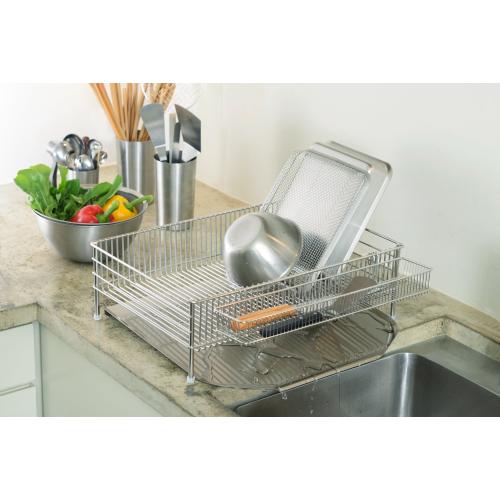 ＜ラバーゼ＞水切りかご大(縦置タイプ)3点セット