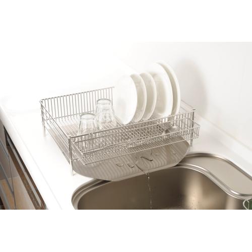 ＜ラバーゼ＞水切りかご大(縦置タイプ)3点セット