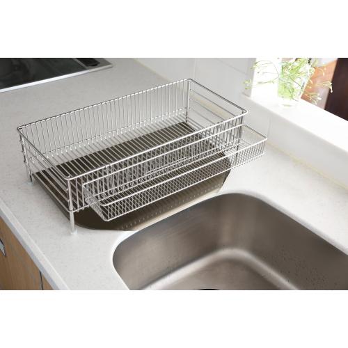 ＜ラバーゼ＞水切りかごスリム3点セット