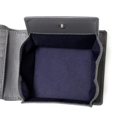 ＜renoma＞マルゴーシリーズ　二つ折り財布BOX型小銭入れ付き