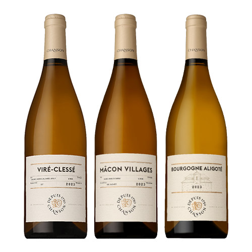 【送料当社負担】冷やしておいしい ブルゴーニュ老舗生産者”シャンソン”の果実味豊かな白ワイン3本セット