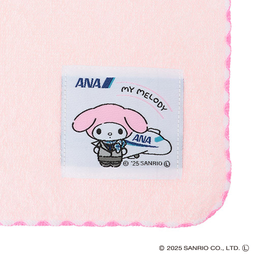 ANA×SRC(サンリオキャラクターズ)織りネームタオルハンカチ