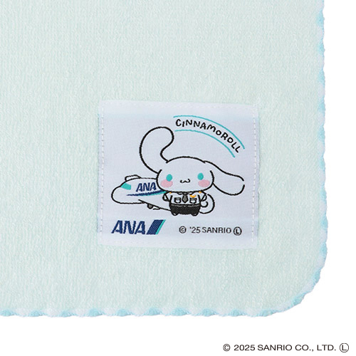 ANA×SRC(サンリオキャラクターズ)織りネームタオルハンカチ