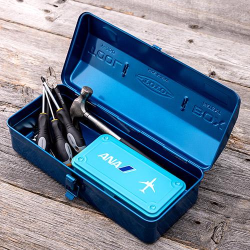 ＜ANAオリジナル＞ロゴ入りツールボックス（T-190）ライトブルー