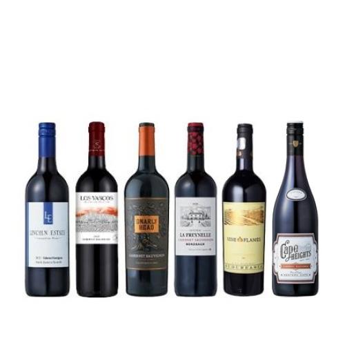 【送料当社負担】＜A-styleソムリエ厳選＞世界のカベルネ・ソーヴィニヨンを堪能6本セット