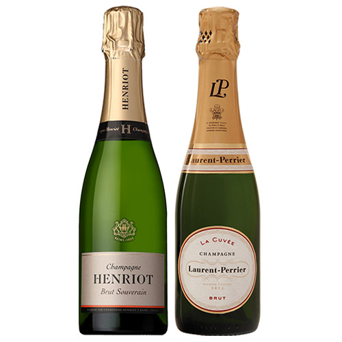 【送料当社負担】ハーフサイズ・シャンパーニュ　2本セット