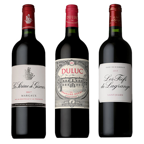 【送料当社負担】格付けシャトーのセカンドワイン3本セット