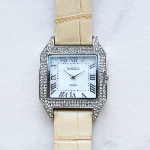 ＜アビステ＞スクエアフェイスベルト時計/9230002