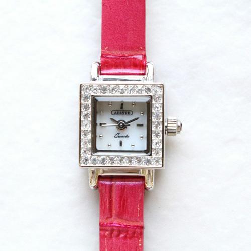 ＜アビステ＞スクエアフェイスベルト時計/9230006