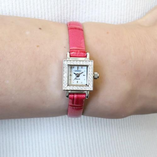 ＜アビステ＞スクエアフェイスベルト時計/9230006