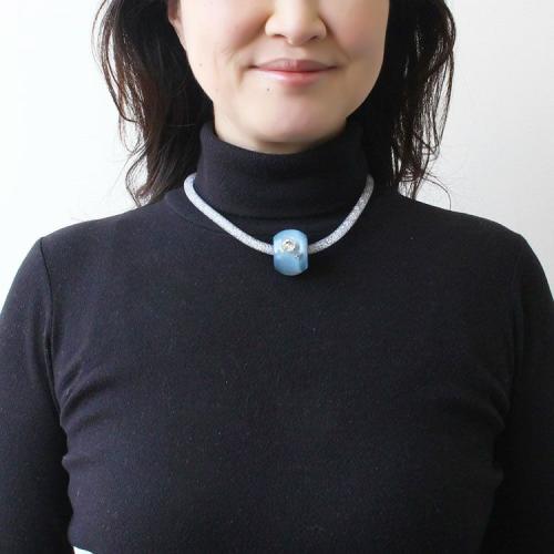 ＜ZSiSKA＞マグネットクラスプレジンネックレス 1241212（ラウンド）