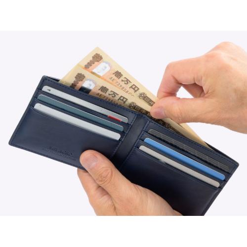 ＜ミラグロ＞イタリアンレザー・スマートウォレット（小銭入れなし）