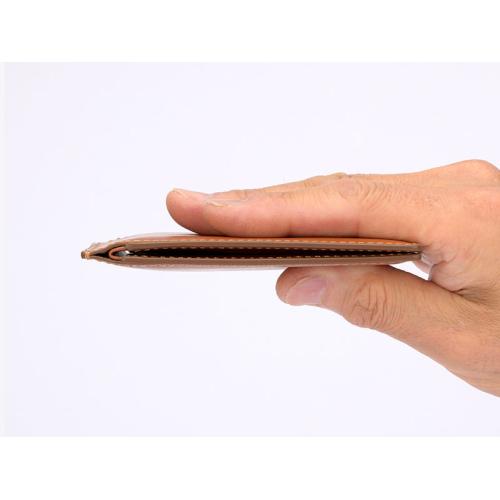 ＜ミラグロ＞イタリアンレザー・スマートウォレット（小銭入れなし）