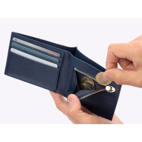 ＜ミラグロ＞イタリアンレザー・スマートウォレット（小銭入れあり）