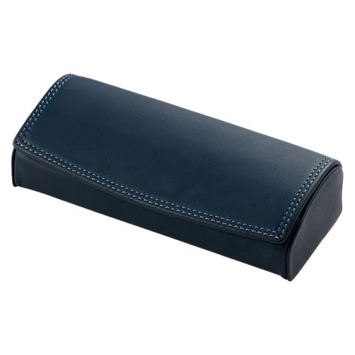 ＜ミラグロ＞キップレザー・ダブルステッチ眼鏡ケース