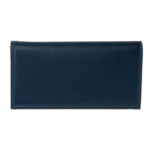 ＜ミラグロ＞キップレザー・ダブルステッチ長財布