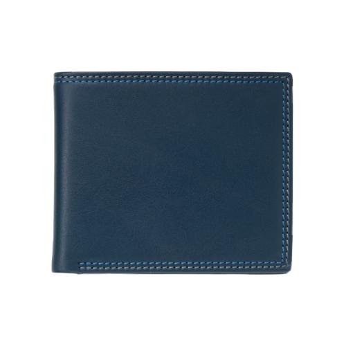 ＜ミラグロ＞キップレザー・ダブルステッチ札入れ