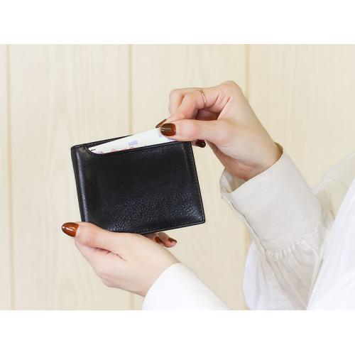 ＜ミラグロ＞牛革ソフトミリングレザー・札入れ