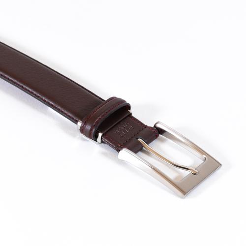 ＜タケオキクチ＞ビジネスベルト33mm 牛革 日本製