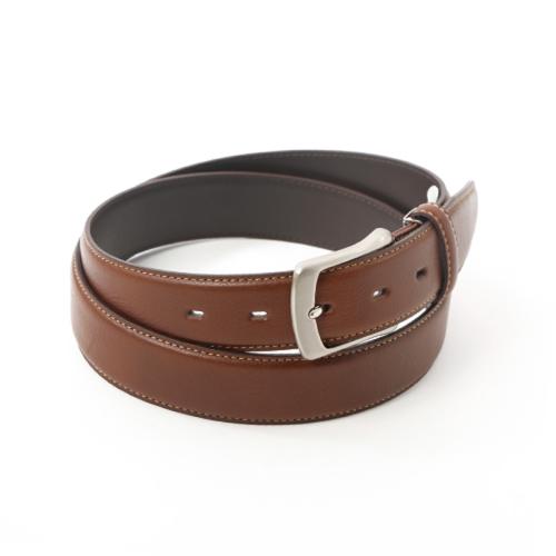 ＜タケオキクチ＞ビジネスベルト33mm 牛革 日本製