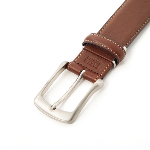 ＜タケオキクチ＞ビジネスベルト33mm 牛革 日本製