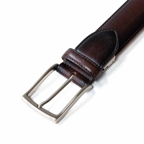 ＜nostroatout＞ハケ目加工ベルト 35mm 日本製