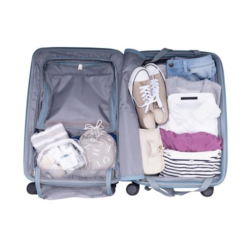 ＜TRAVELIST＞１秒アクセス ストッパー車輪 ワンタッチTop Openキャリー M