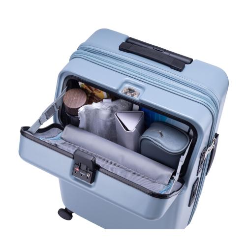 ＜TRAVELIST＞１秒アクセス ストッパー車輪 ワンタッチTop Openキャリー M