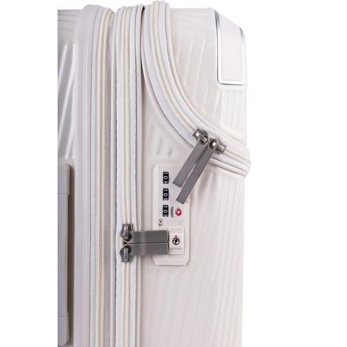 ＜TRAVELIST＞コーナーパッド付 Top Openキャリー 機内持込