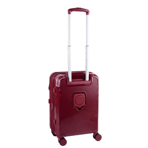 ＜TRAVELIST＞コーナーパッド付 Top Openキャリー 機内持込