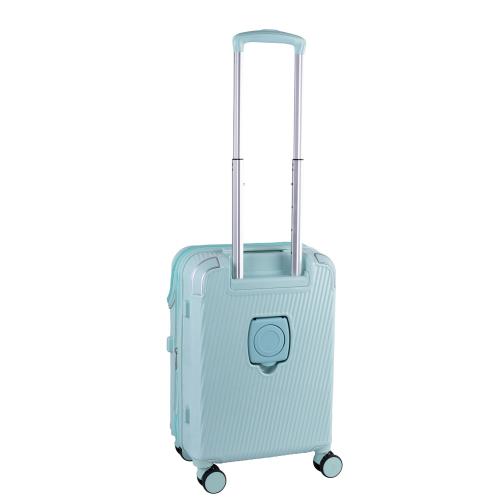 ＜TRAVELIST＞コーナーパッド付 Top Openキャリー 機内持込