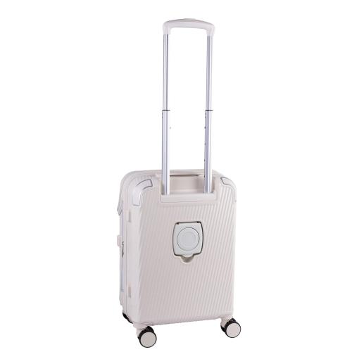 ＜TRAVELIST＞コーナーパッド付 Top Openキャリー 機内持込