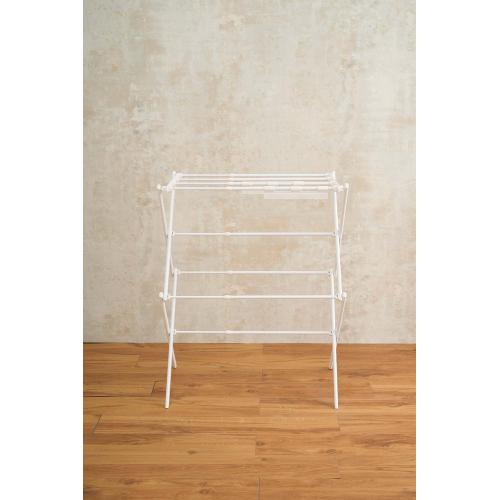 ＜ベストコ＞Quick Lock平干しできるコンパクトスタンド物干し　伸縮S