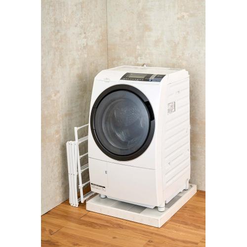 ＜ベストコ＞Quick Lock平干しできるコンパクトスタンド物干し　伸縮M