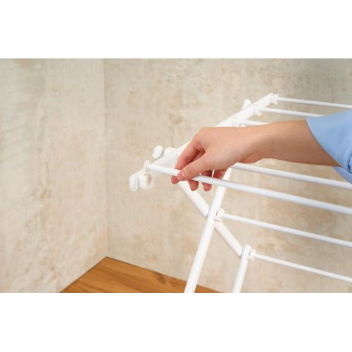 ＜ベストコ＞Quick Lock平干しできるコンパクトスタンド物干し　伸縮M